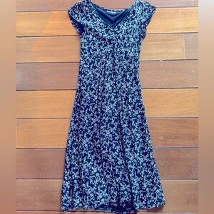 Hennes Viscose black and white midi dress